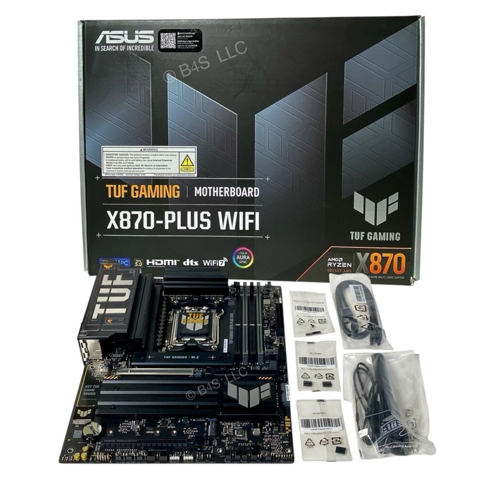 ASUS TUF Gaming X870-PLUS WiFi 7 AMD AM5 X870 ATX Motherboard